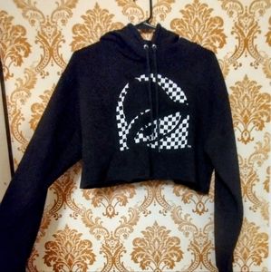 Taco Bell crop hoodie